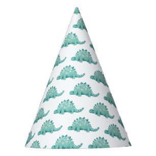Chapeaux De Fêtes Motif de stégosaure de dinosaure