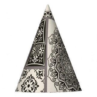 Chapeaux De Fêtes Motif de tuile islamique Majolica