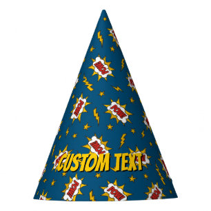Chapeaux De Fêtes Motif d'effet sonore de bande dessinée