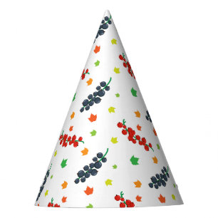 Chapeaux De Fêtes Motif Des Berries, Berry, Blueberry, Fruit