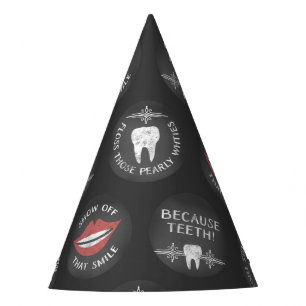 Chapeaux De Fêtes Motif drôle de dentiste - hygiéniste dentaire