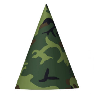 Chapeaux De Fêtes Motif du Camouflage Vert, Motif militaire, Armée