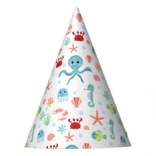 Chapeaux De Fêtes Motif du monde marin