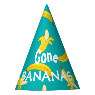 Chapeaux De Fêtes Motif épluché drôle de bananes