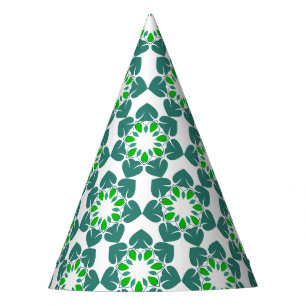 Chapeaux De Fêtes Motif Feuille, Motif De Feuilles, Feuilles Verts