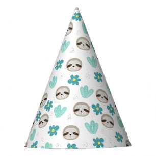 Chapeaux De Fêtes Motif floral de paresse douce