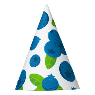 Chapeaux De Fêtes Motif frais de myrtille