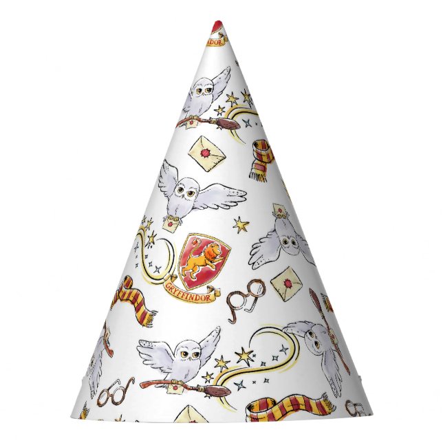 Chapeaux De Fêtes Motif Hedwig GRYFFINDOR™ (Devant)