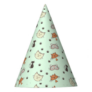 Chapeaux De Fêtes Motif Kitty Cat