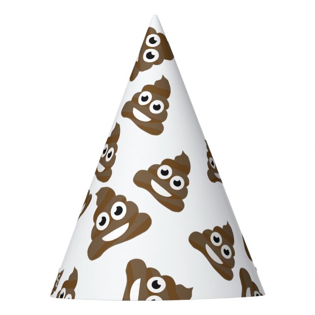 Chapeaux De Fêtes Motif mignon drôle d'Emoji de dunette (Devant)