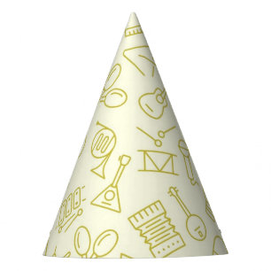 Chapeaux De Fêtes Motif musical
