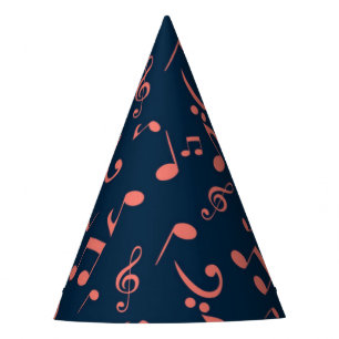 Chapeaux De Fêtes Motif musical
