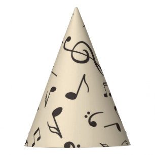 Chapeaux De Fêtes Motif musical
