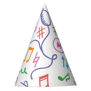 Chapeaux De Fêtes Motif musical