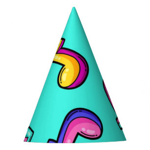Chapeaux De Fêtes Motif musical
