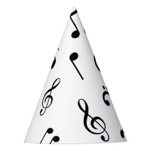 Chapeaux De Fêtes Motif musical