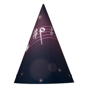 Chapeaux De Fêtes Motif musical