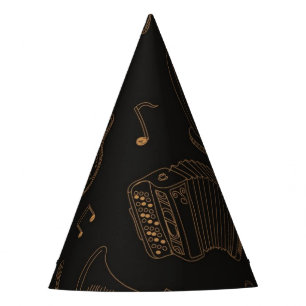 Chapeaux De Fêtes Motif musical