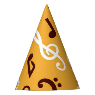 Chapeaux De Fêtes Motif musical