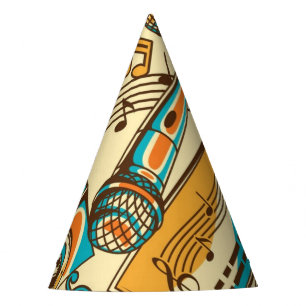 Chapeaux De Fêtes Motif musical