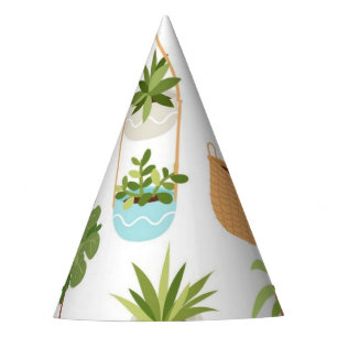 Chapeaux De Fêtes motif plante