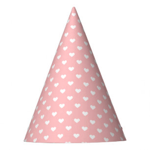 Chapeaux De Fêtes Motif rose mignon de coeur