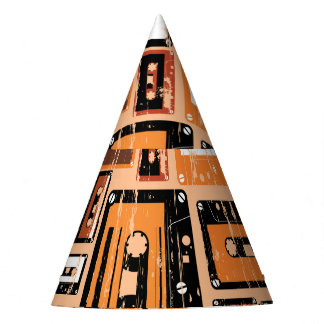 Chapeaux De Fêtes Motif sans couture rétro