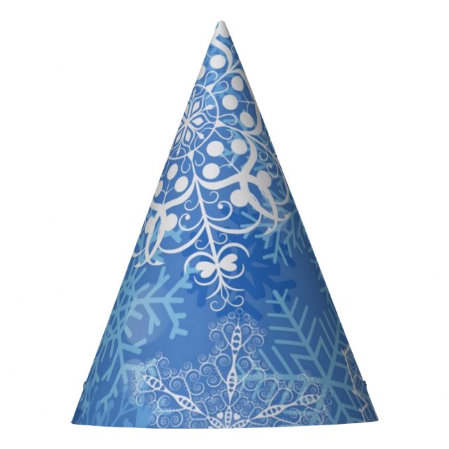 Chapeaux De Fêtes Motif Snowflake (Devant)