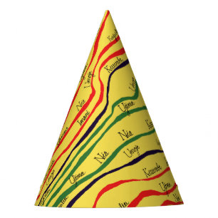 Chapeaux De Fêtes Motifs de vacances de Kwanzaa