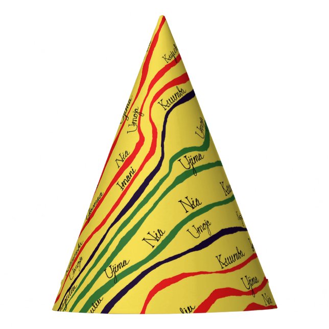Chapeaux De Fêtes Motifs de vacances de Kwanzaa (Devant)