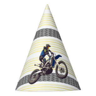 Chapeaux De Fêtes Motorcross Rider