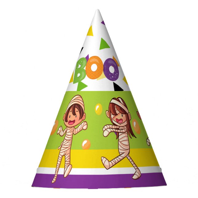 Chapeaux De Fêtes Mummy costume dessin animé garçons filles hallowee (Devant)