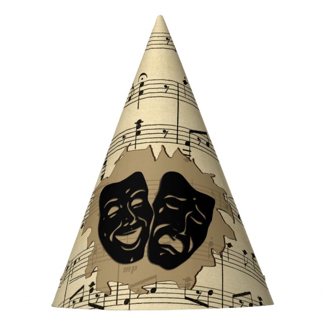 Chapeaux De Fêtes Musique antique et masques de théâtre (Devant)