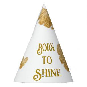 Chapeaux De Fêtes Né à Shine White Party Casquettes