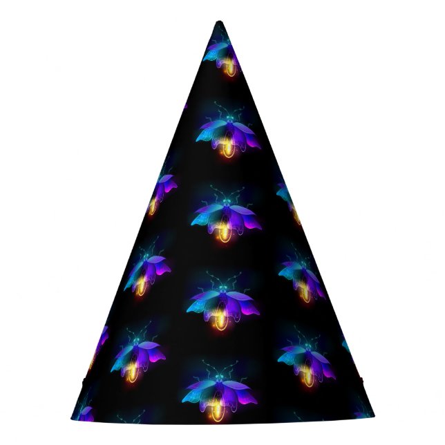 Chapeaux De Fêtes Neon Firefly sur noir (Devant)