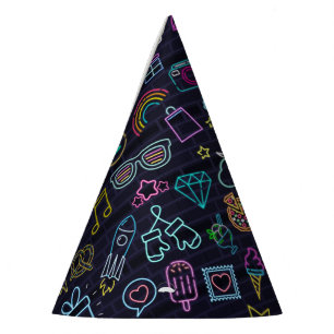 Chapeaux De Fêtes Neon Purim