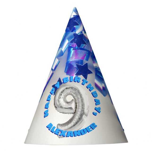 Chapeaux De Fêtes Neuf Anniversaire Garçons Neuf Anniversaire (Devant)