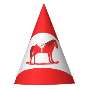 Chapeaux De Fêtes Noël scandinave Cheval Rocking