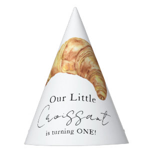 Chapeaux De Fêtes Notre Petit Croissant fête d'anniversaire 1 an