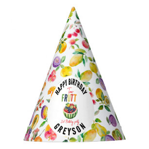Chapeaux De Fêtes Notre petite cutie fruitt 2e fête d'anniversaire