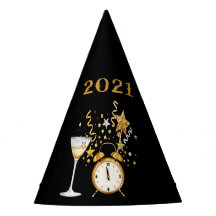 Nouvel An noir heureux 2021