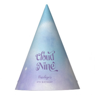 Chapeaux De Fêtes Nuage neuf violet fête d'anniversaire