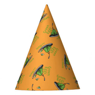 Chapeaux De Fêtes Œufs verts et jambon sur le motif