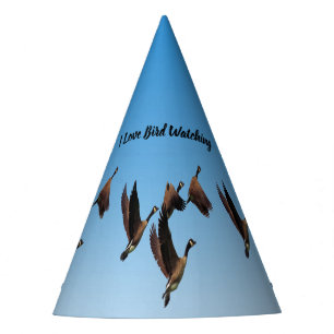 Chapeaux De Fêtes Oies canadiennes pilotant ensemble la conception