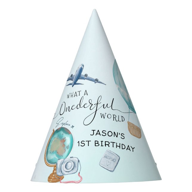 Chapeaux De Fêtes ONE derful World Boys Premier anniversaire (Devant)