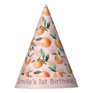 Chapeaux De Fêtes One Sweet Peach 1er anniversaire