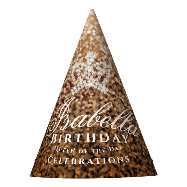 Chapeaux De Fêtes Or de la Couronne brillante (Devant)