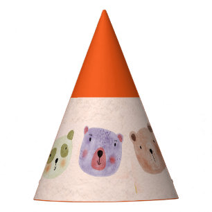 Chapeaux De Fêtes Ours de fête d'anniversaire