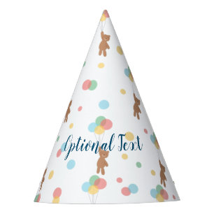 Chapeaux De Fêtes Ours en peluche avec ballons
