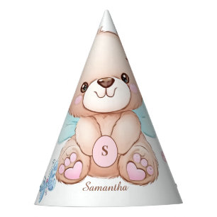 Chapeaux De Fêtes Ours et papillons Casquette de parti personnalisé